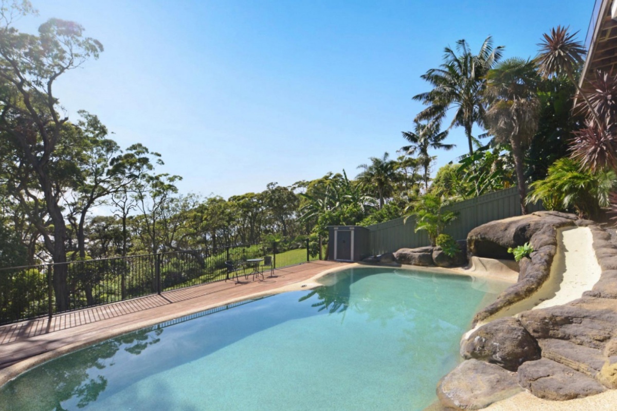 That pool and that view are irresistible