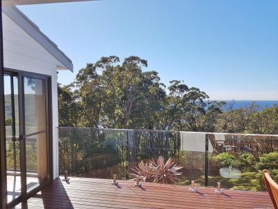 Viewing deck on the balcony